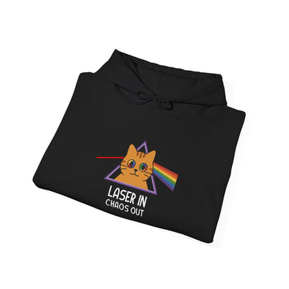 Hoodie: Laser In - Chaos Out (Unisex Heavy Blend™)