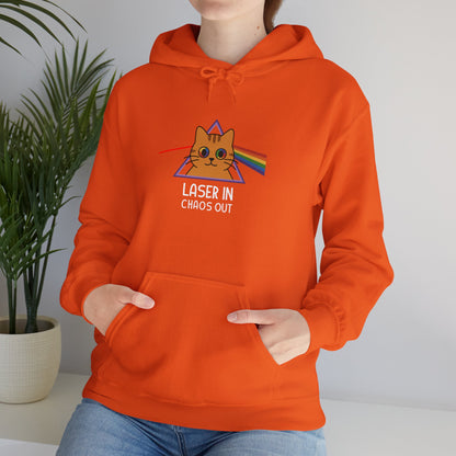 Hoodie: Laser In - Chaos Out (Unisex Heavy Blend™)