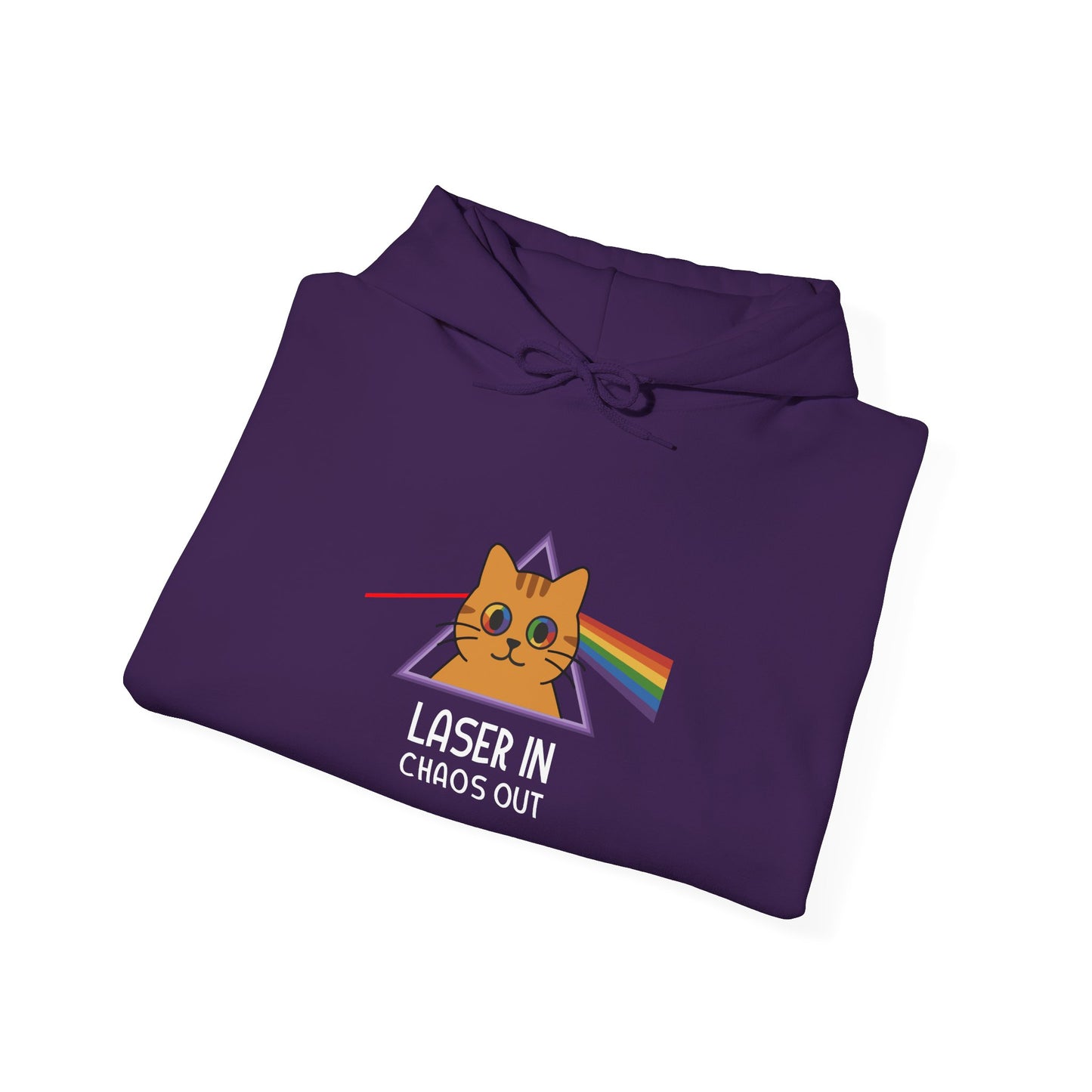 Hoodie: Laser In - Chaos Out (Unisex Heavy Blend™)