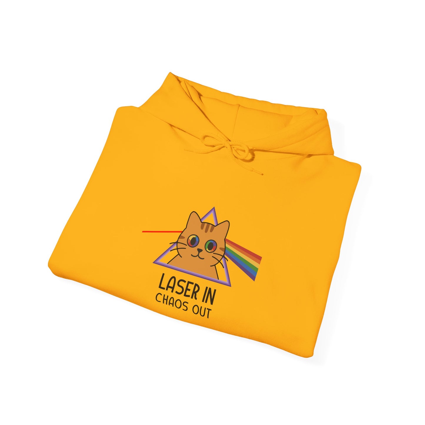 Hoodie: Laser In - Chaos Out (Unisex Heavy Blend™)