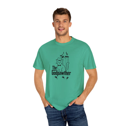 T-Shirt: The Godpawther – Funny Cat Mafia Parody Graphic Tee – Cool Unisex Shirt for Cat Lovers & Movie Fans