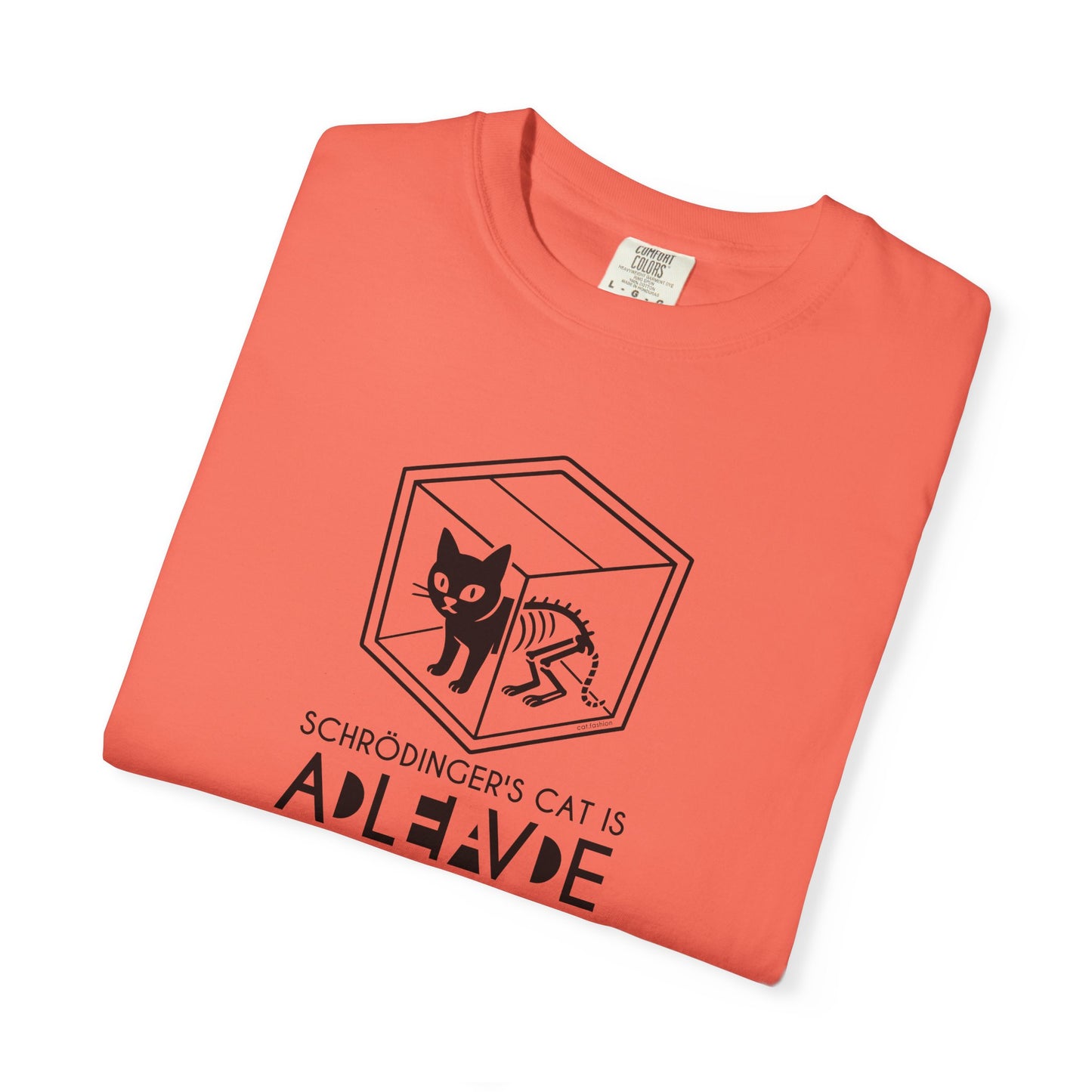 T-Shirt: Schrödinger’s Cat Paradox – Funny Quantum Physics Graphic Tee – Cool Unisex Science Shirt for Nerdy Vibes