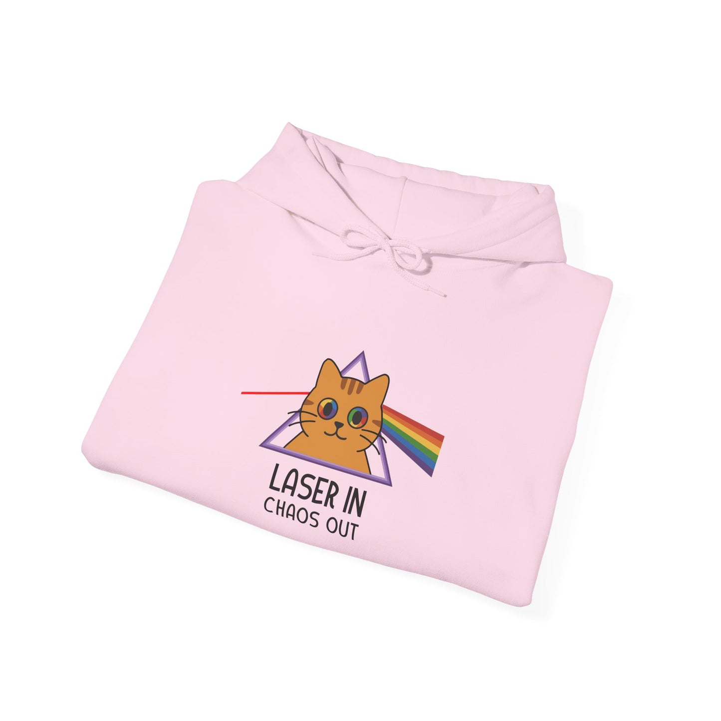 Hoodie: Laser In - Chaos Out (Unisex Heavy Blend™)