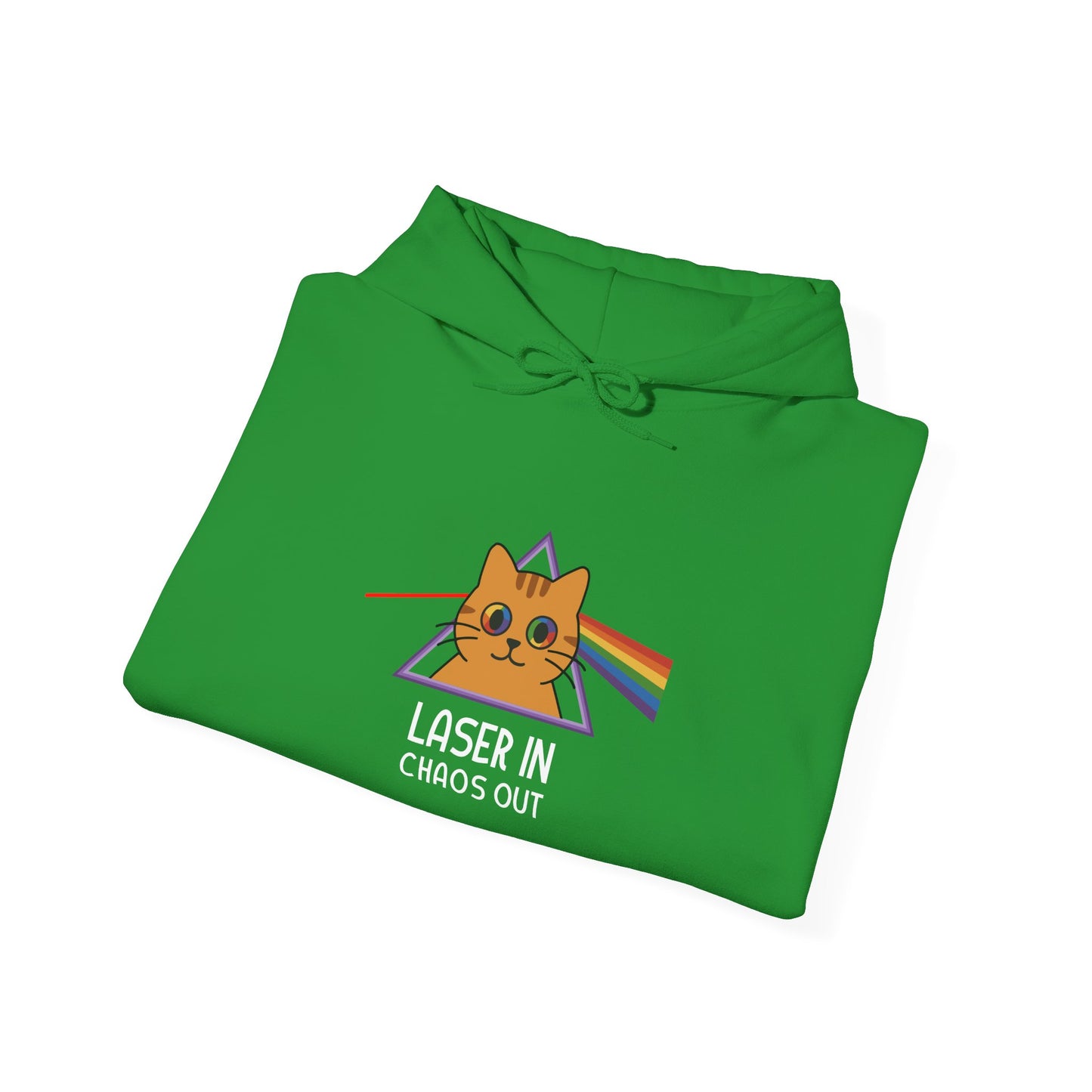 Hoodie: Laser In - Chaos Out (Unisex Heavy Blend™)