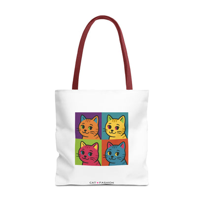 Tote Bag: Pop Art Cats
