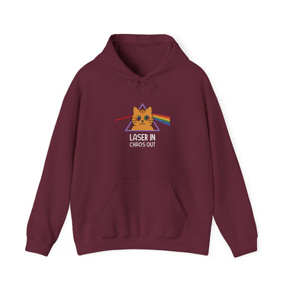 Hoodie: Laser In - Chaos Out (Unisex Heavy Blend™)