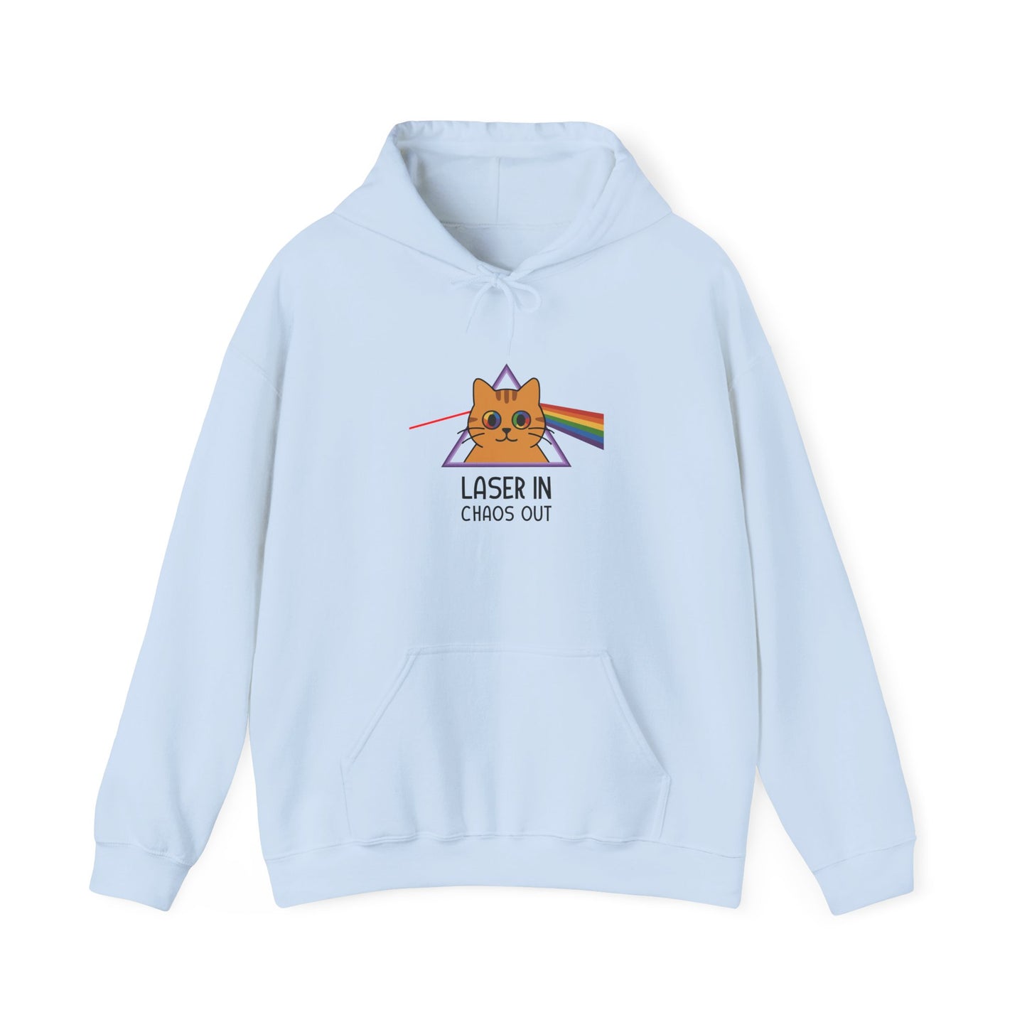 Hoodie: Laser In - Chaos Out (Unisex Heavy Blend™)