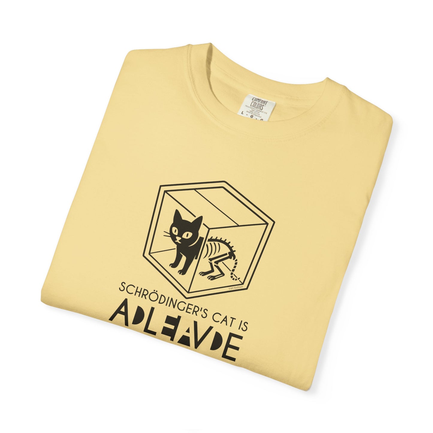 T-Shirt: Schrödinger’s Cat Paradox – Funny Quantum Physics Graphic Tee – Cool Unisex Science Shirt for Nerdy Vibes