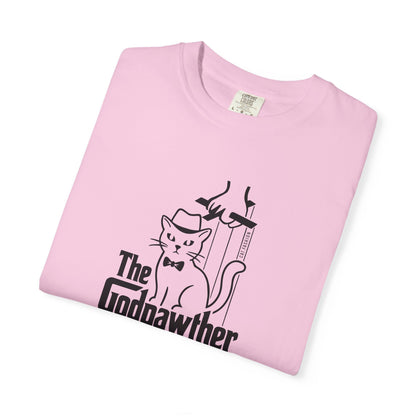 T-Shirt: The Godpawther – Funny Cat Mafia Parody Graphic Tee – Cool Unisex Shirt for Cat Lovers & Movie Fans