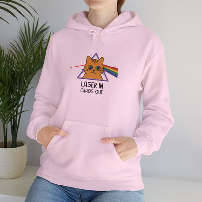 Hoodie: Laser In - Chaos Out (Unisex Heavy Blend™)