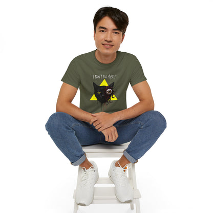 T-Shirt: I Don’t Feel Myself – Alien Horror Cat Graphic Tee – Creepy Gothic Unisex Shirt for Halloween & Sci-Fi Fans