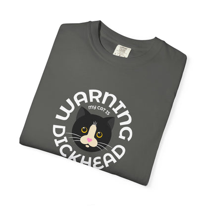 T-Shirt: My Cat Is a Dickhead – Add a Photo of Your Cat to Have it Printed on a Shirt.