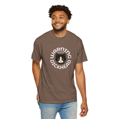 T-Shirt: My Cat Is a Dickhead – Add a Photo of Your Cat to Have it Printed on a Shirt.