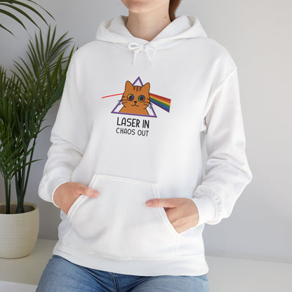 Hoodie: Laser In - Chaos Out (Unisex Heavy Blend™)