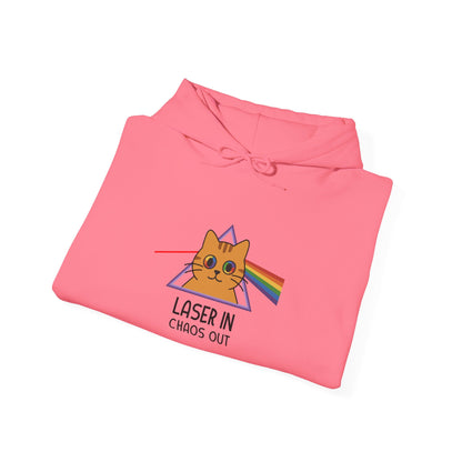 Hoodie: Laser In - Chaos Out (Unisex Heavy Blend™)
