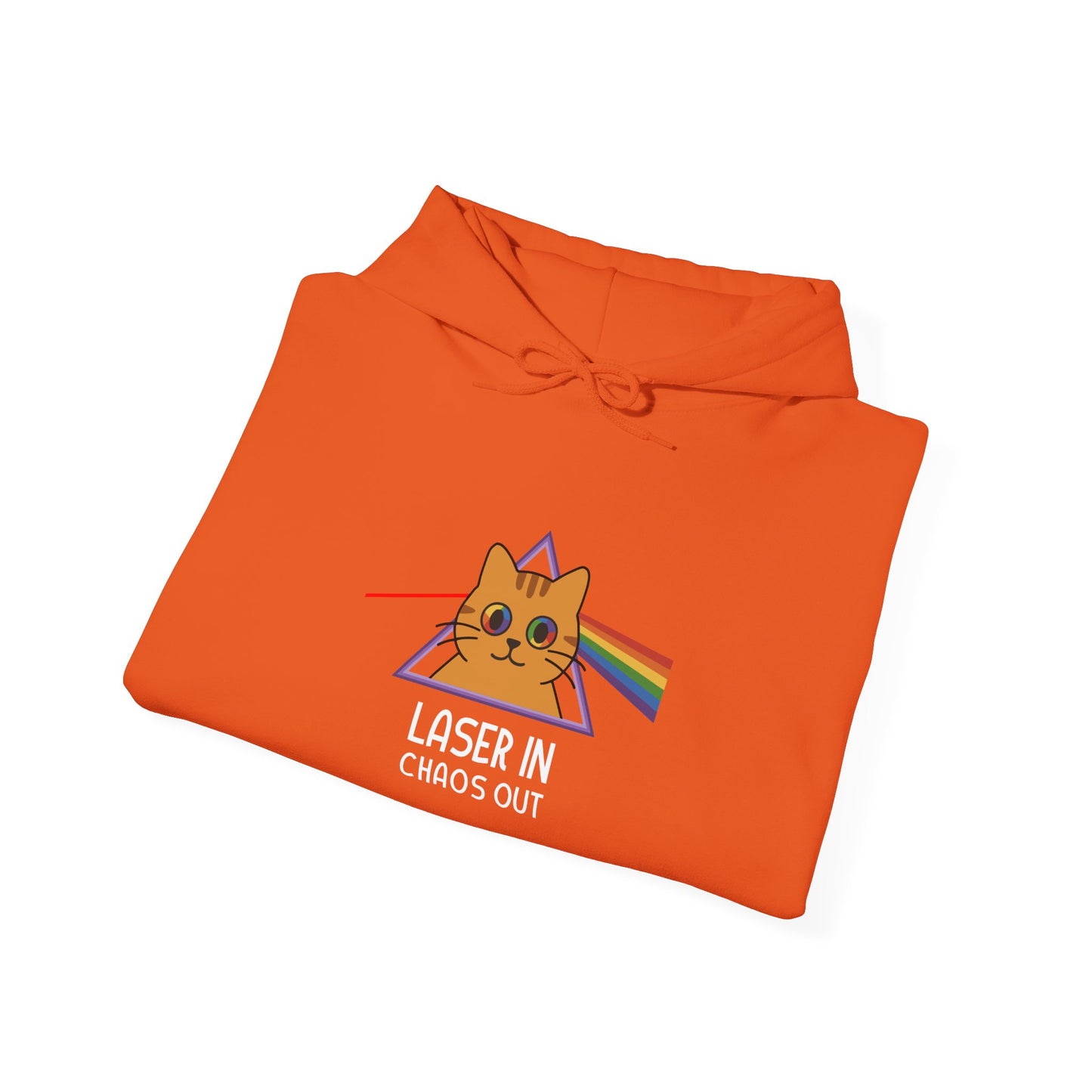 Hoodie: Laser In - Chaos Out (Unisex Heavy Blend™)